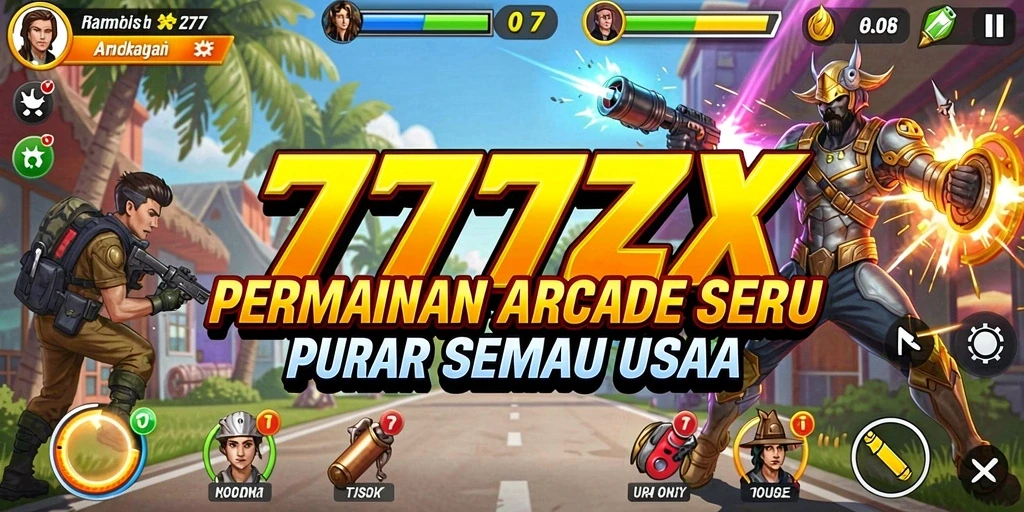 Gameplay menarik dari 777ZX menunjukkan aksi seru dalam permainan Arcade.