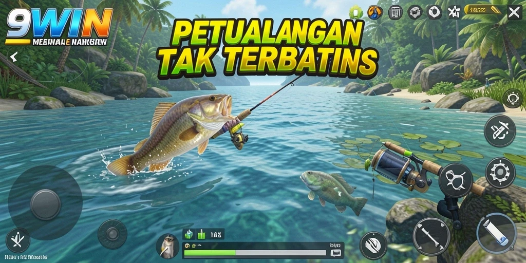 Gameplay menangkap ikan yang mendebarkan di 9WIN.