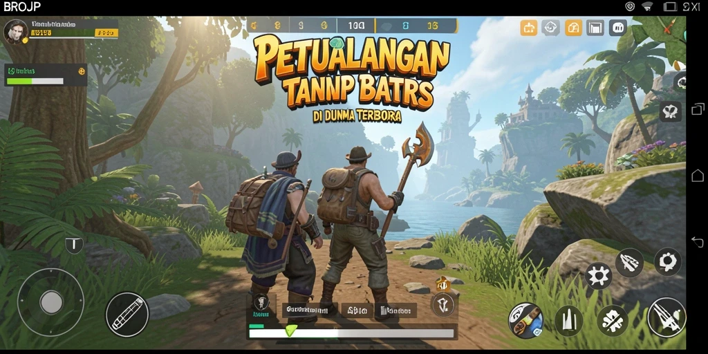 Gameplay Open World yang menakjubkan di BROJP.