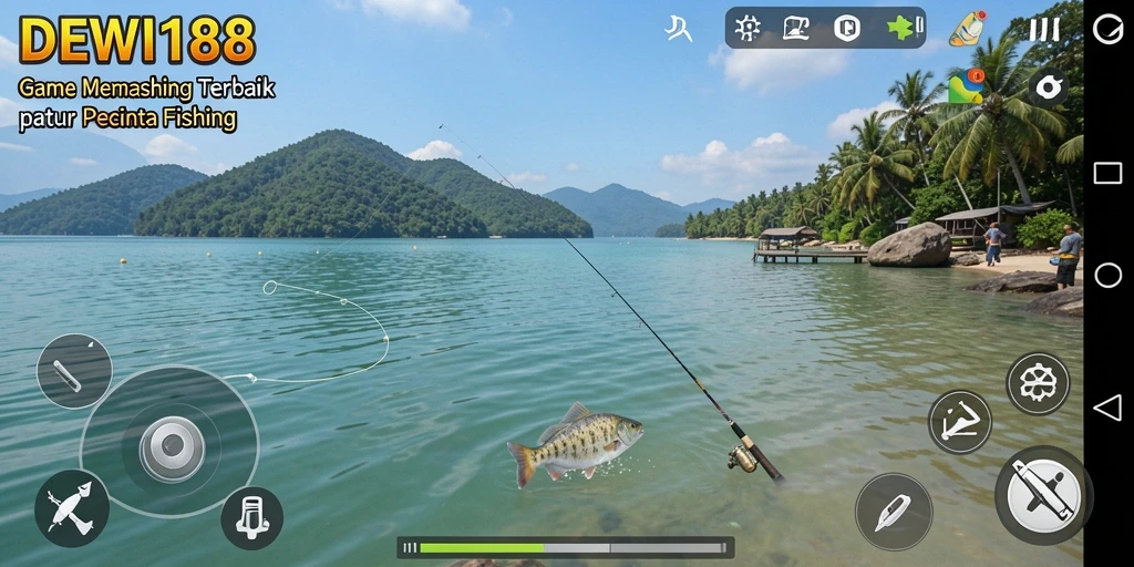 Tangkapan ikan yang memukau dalam gameplay DEWI188.
