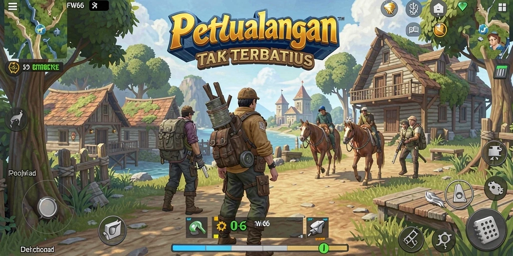 Tampilan menakjubkan dari gameplay dunia terbuka FW66.