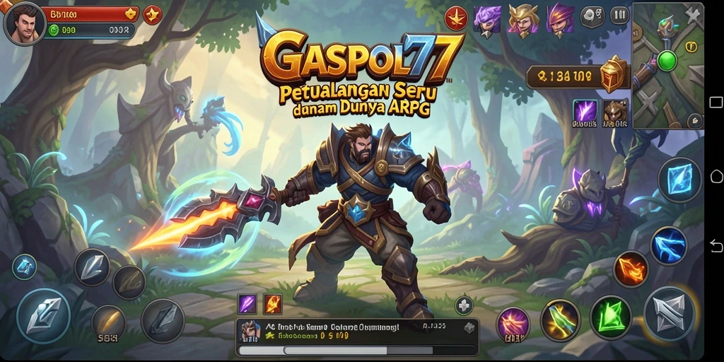 Tampilan epic gameplay di dunia fantasi GASPOL77.