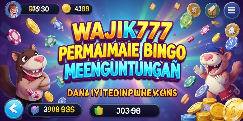 Tampilan gameplay WAJIK777 yang menarik saat bermain Bingo.